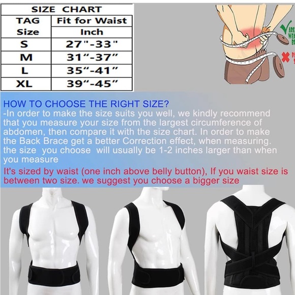Posture Corrector For Men & Women size small - Picture 3 of 8